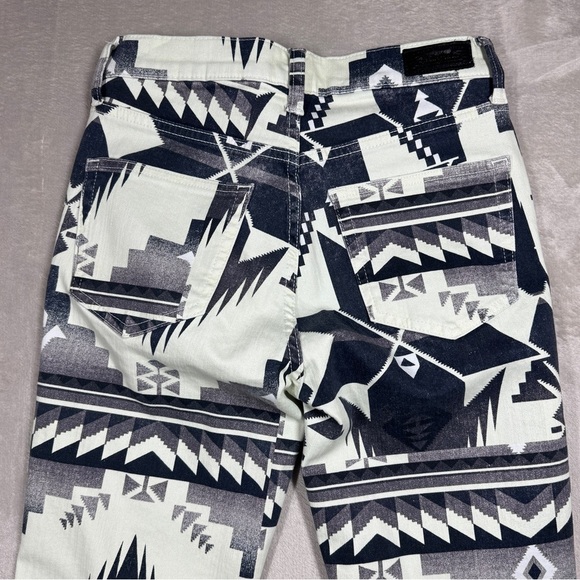 Polo Ralph Lauren Tompkins Skinny High Rise Ankle Aztec Zipper Fly Jeans Size 25 - Picture 9 of 15